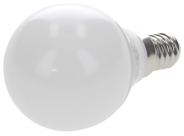 Sylvania 1059973 – Syl-LED-Kugel E14 5,5 W = 40 W, 470 lm, 6500 K | 6 Stück