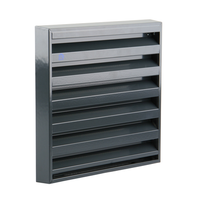 Renson 1062412 - Skin Aufputz-Wandgitter Alu 431 (225x225) Struktur 7016 | 2 Stk