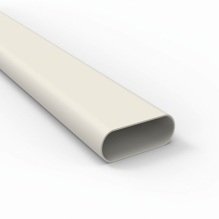 Renson 1063928 – fester flacher ovaler Kanal 135 x 55 (1 m) | 2 Stk