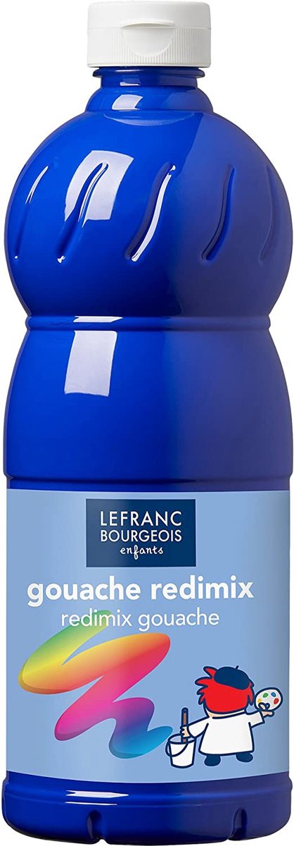 Lefranc Bourgeois L B Gouachefarbe Redimix Kobaltblau Farbton 500 ml