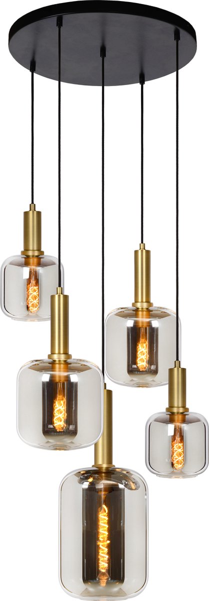 Lucide Joanet - Hängelampe - ø 66 cm - 2xE27 - Fumé