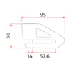 Pro-che-tect-Disc-Bremsschloss disq art 4