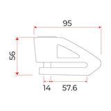 Pro-che-tect-Disc-Bremsschloss disq art 4 - afbeelding 5