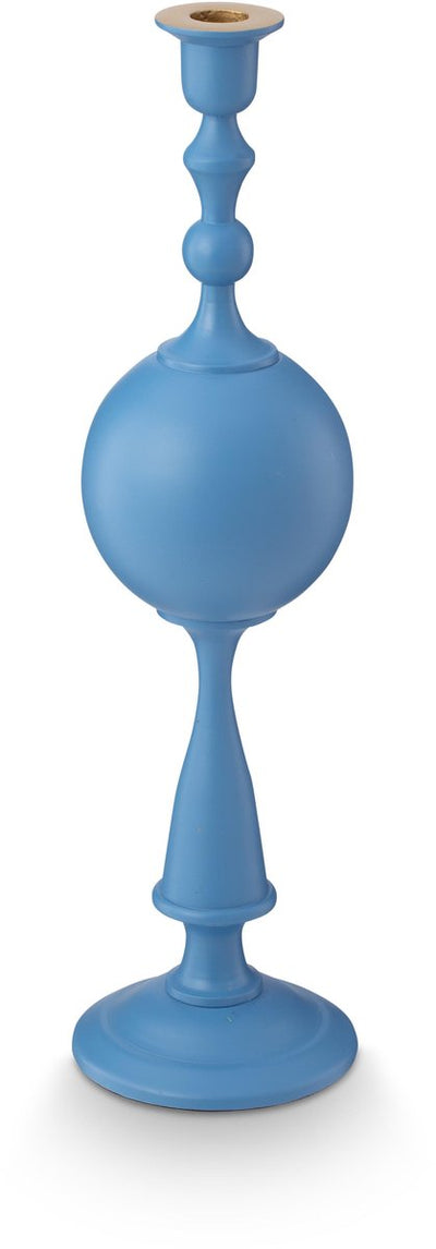 Pip Studio Kerzenhalter Kugel – Kerzenhalter aus Metall – Hellblau – 44 cm