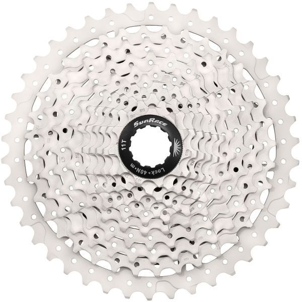 Sunrice 10-Geschwindigkeitskassette 11-40 T CSMS3 Silber