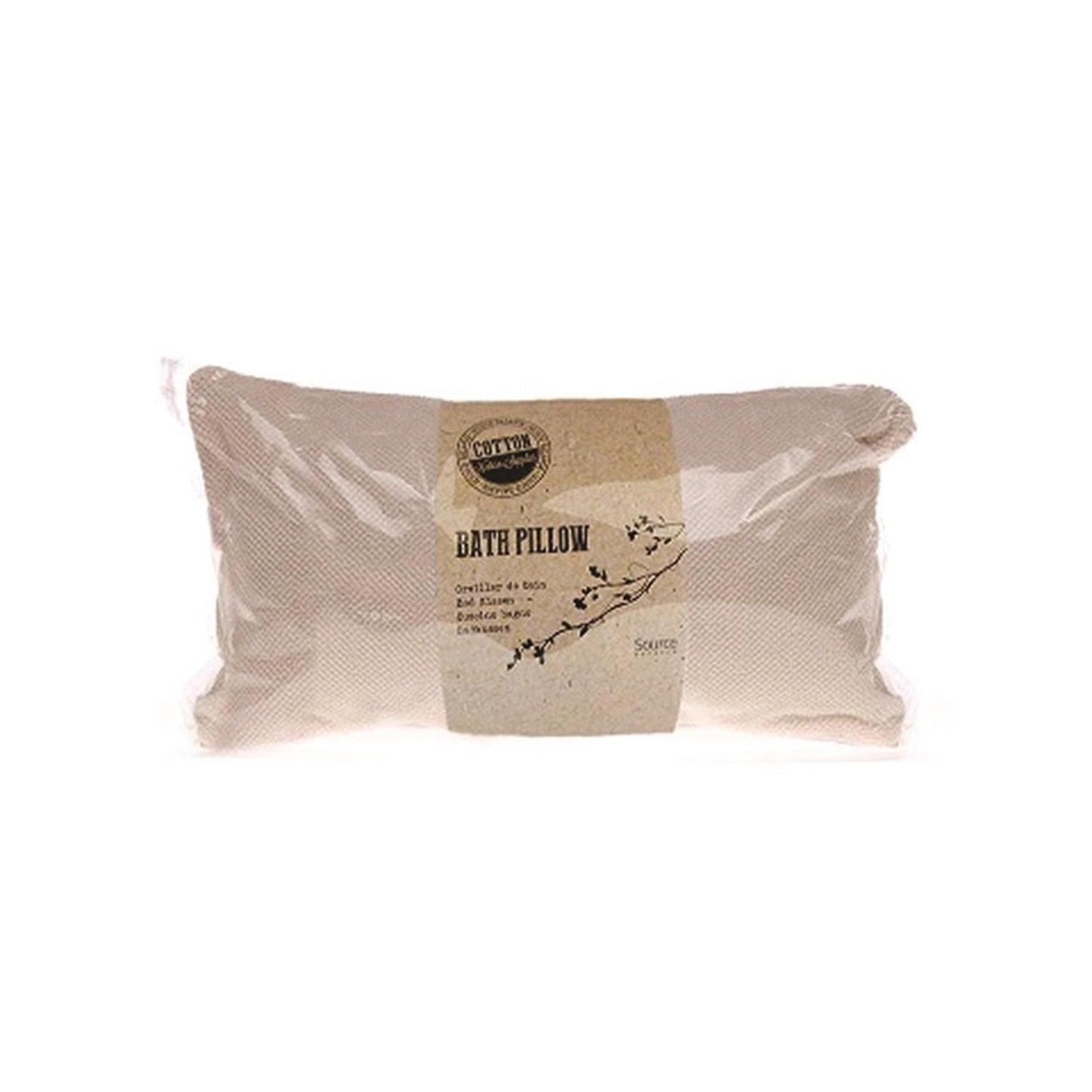 Source Balance Frottee-Badekissen mit Saugnapf, 35 x 17 cm