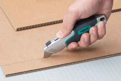 Wolfcraft Profimesser | mit zwei Klingen | 1 Stück - 4200000