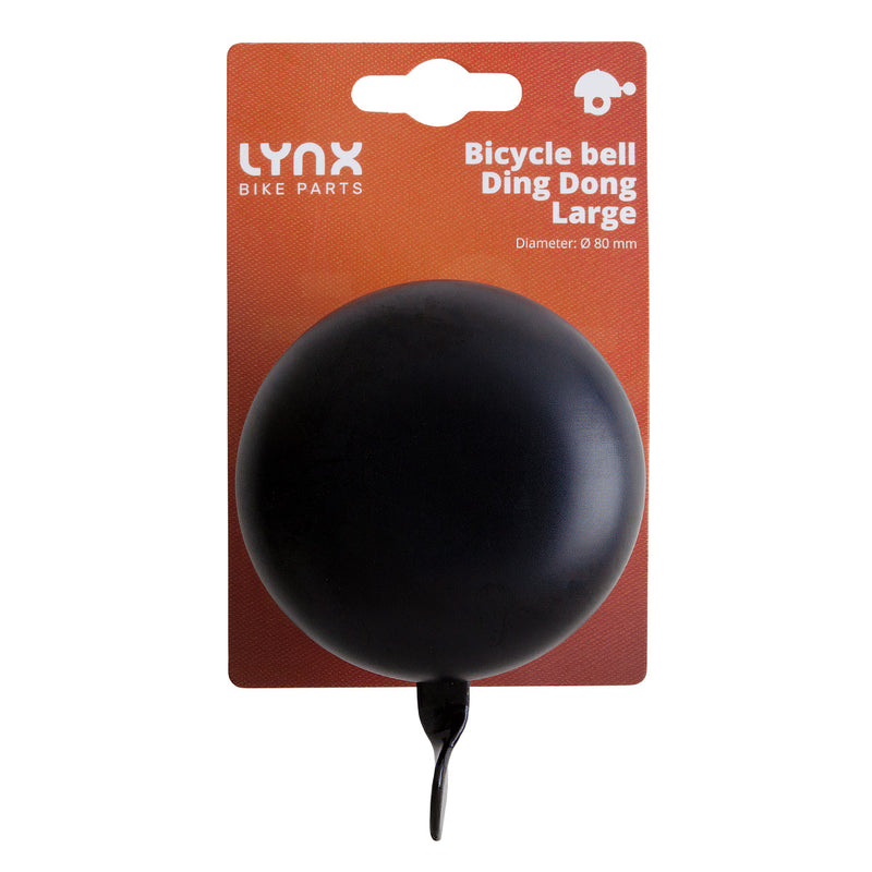 Lynx ding dong Glocke groß matt schwarz Karte