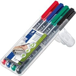 Permanentmarker Staedler Lumocolor 313 sortierte Packung 4 Stück
