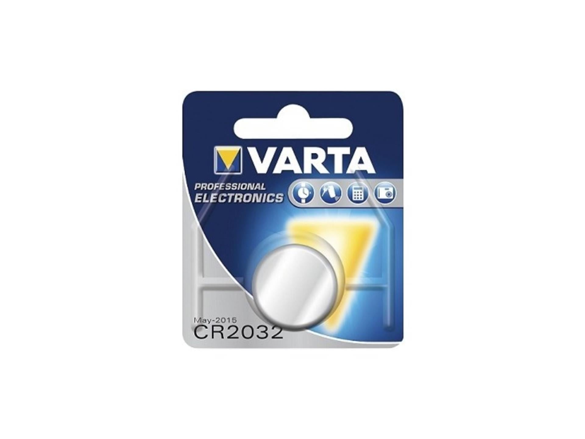 Varta Knopfzellenbatterie CR2032 Lithium 3V