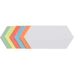 Präsentationskarten Wabe 9,5x20,5 cm sortiert