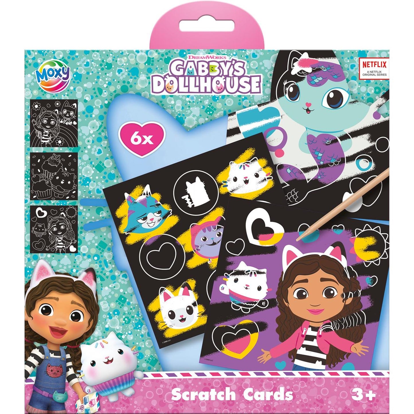 Creative Craft Group Scratch Cards Gabbys Poppenhuis -Set, 7dlg.