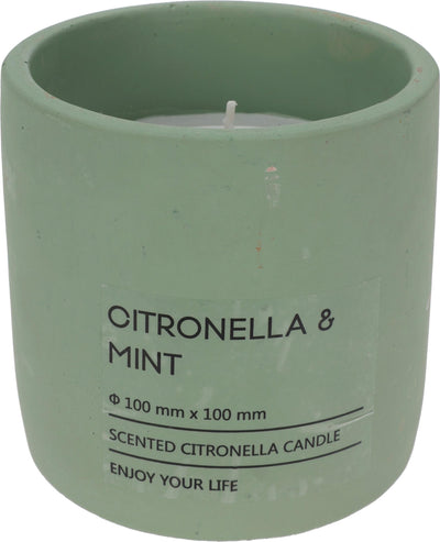Pro Garden Citronella-Kerze im Topf 10 cm grün