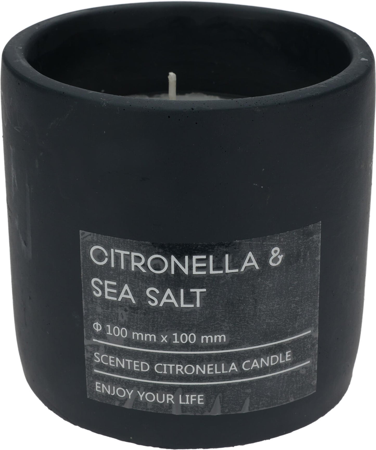 Pro Garden Citronella-Kerze im Topf 10 cm anthrazit