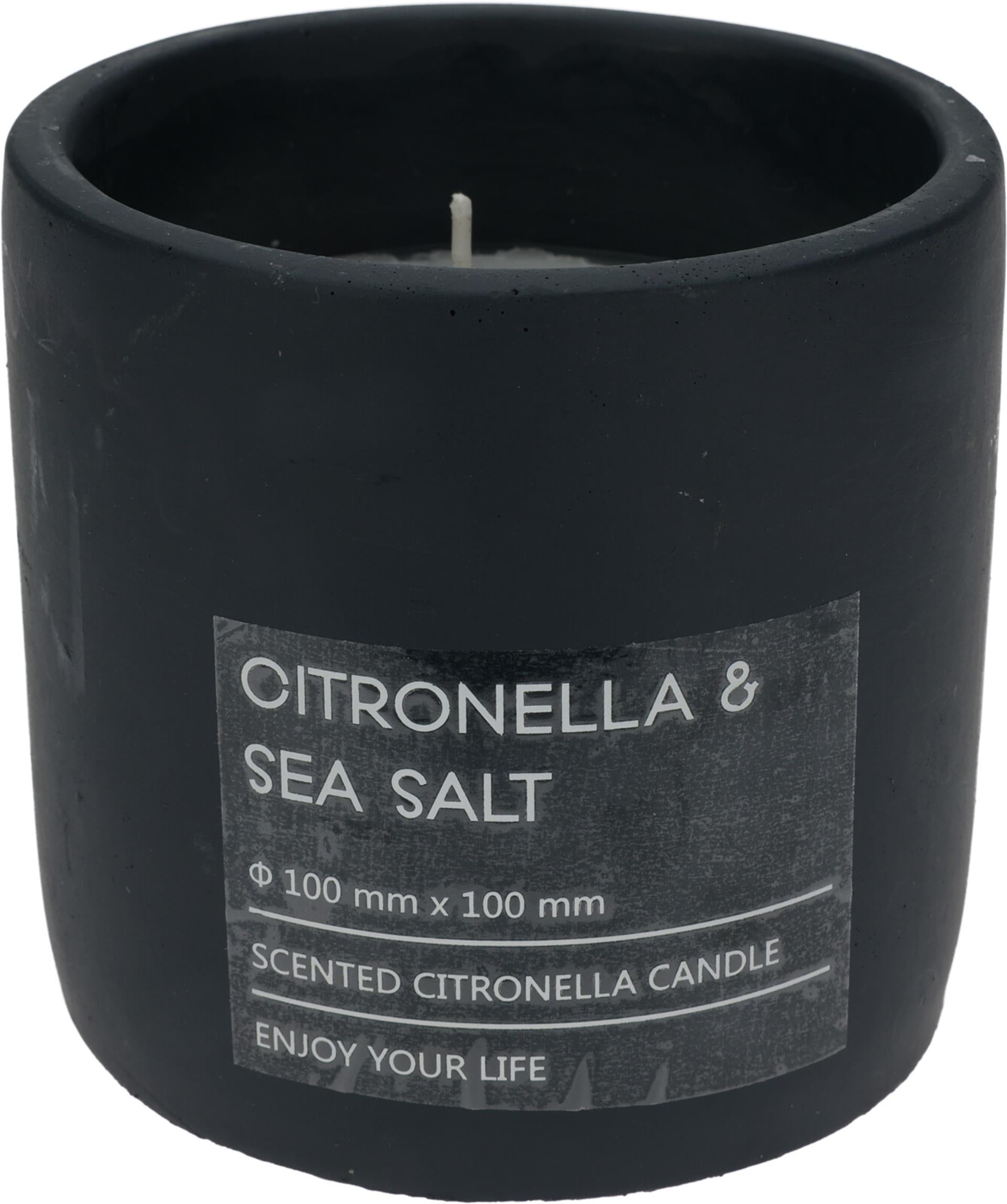 Pro Garden Citronella-Kerze im Topf 10 cm anthrazit