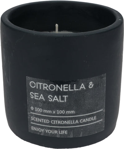 Pro Garden Citronella-Kerze im Topf 10 cm anthrazit