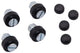 Kleiderhaus Nummernschild Nummer SB-M 6x20 Caps (schwarz)