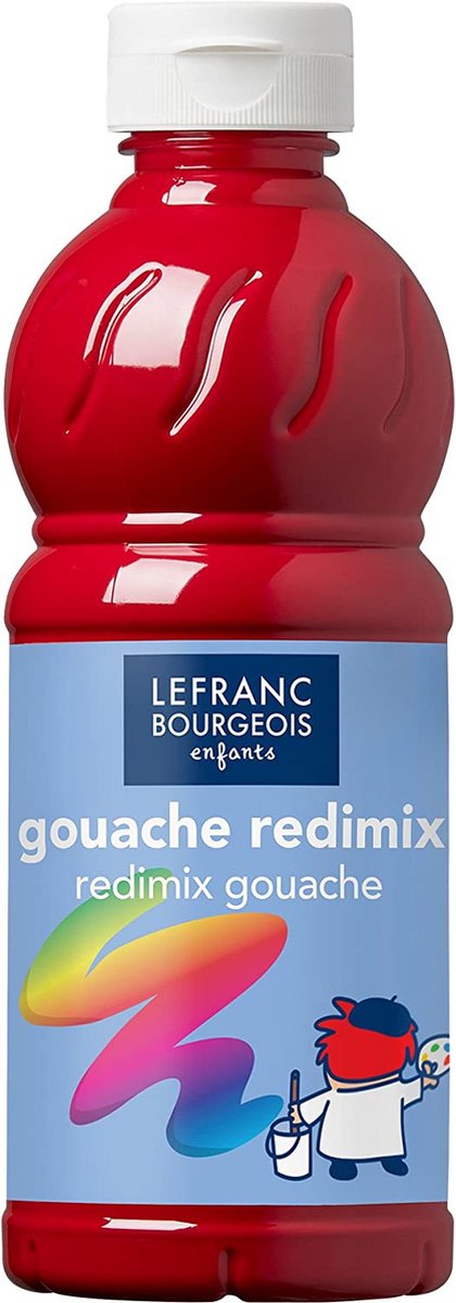 Lefranc Bourgeois L B Gouachefarbe Redimix Primärrot 500 ml