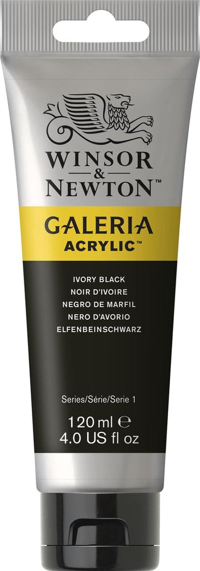 Winsor Newton Galeria Acryl 120 ml Elfenbeinschwarz