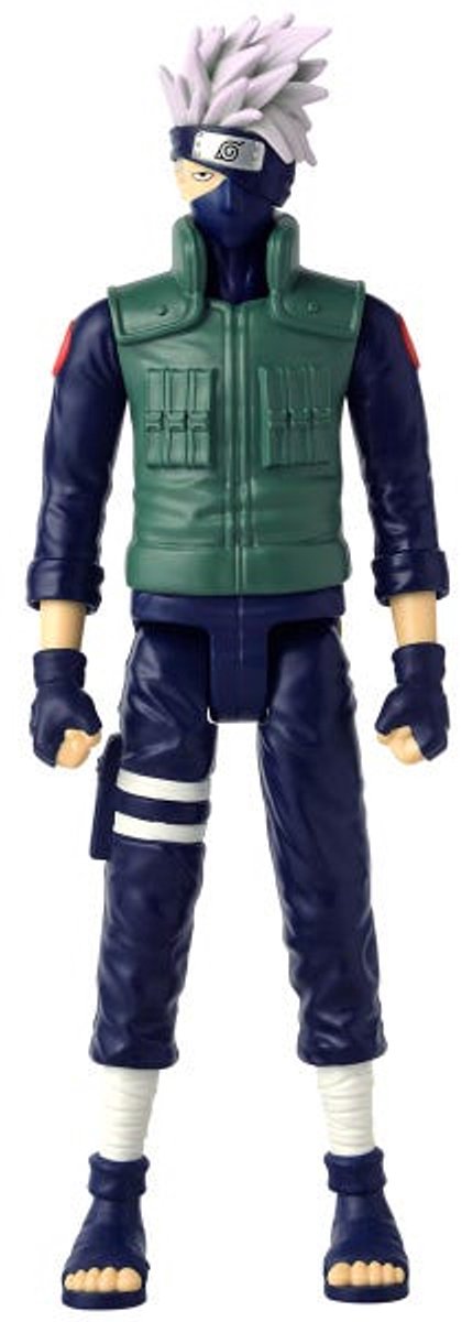Bandai – Anime-Helden – Naruto Shippuden – Kakashi Hatake Mega Anime Heroes Figur 30 cm – große Kakashi-Actionfigur – Manga-Figur – offiziell lizenziert – Spielzeug für Kinder ab 4 Jahren – 38153