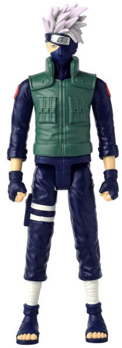 Bandai – Anime-Helden – Naruto Shippuden – Kakashi Hatake Mega Anime Heroes Figur 30 cm – große Kakashi-Actionfigur – Manga-Figur – offiziell lizenziert – Spielzeug für Kinder ab 4 Jahren – 38153