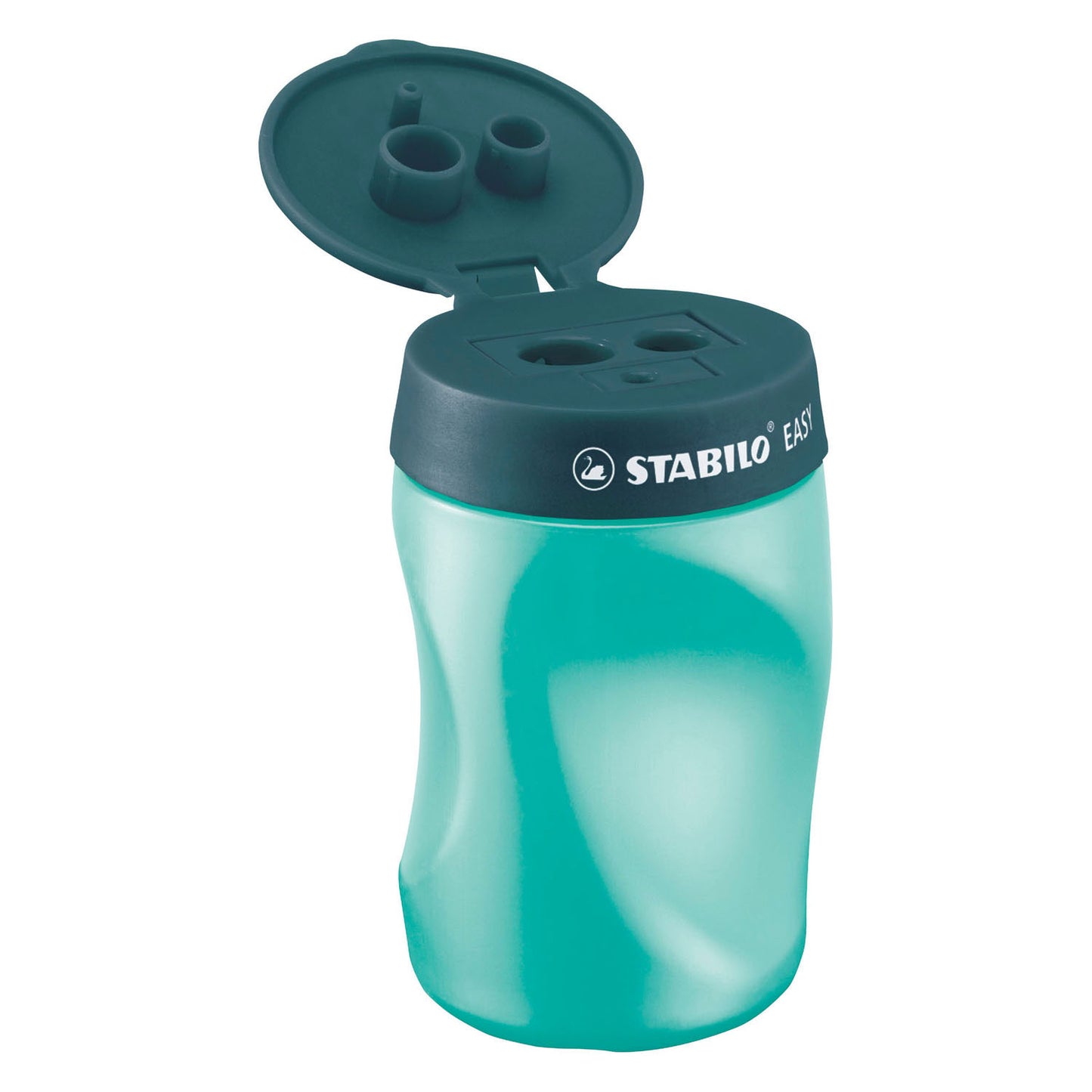 Stabilo EasySharpener 3 in 1 Bleistift schärfer links Benzin