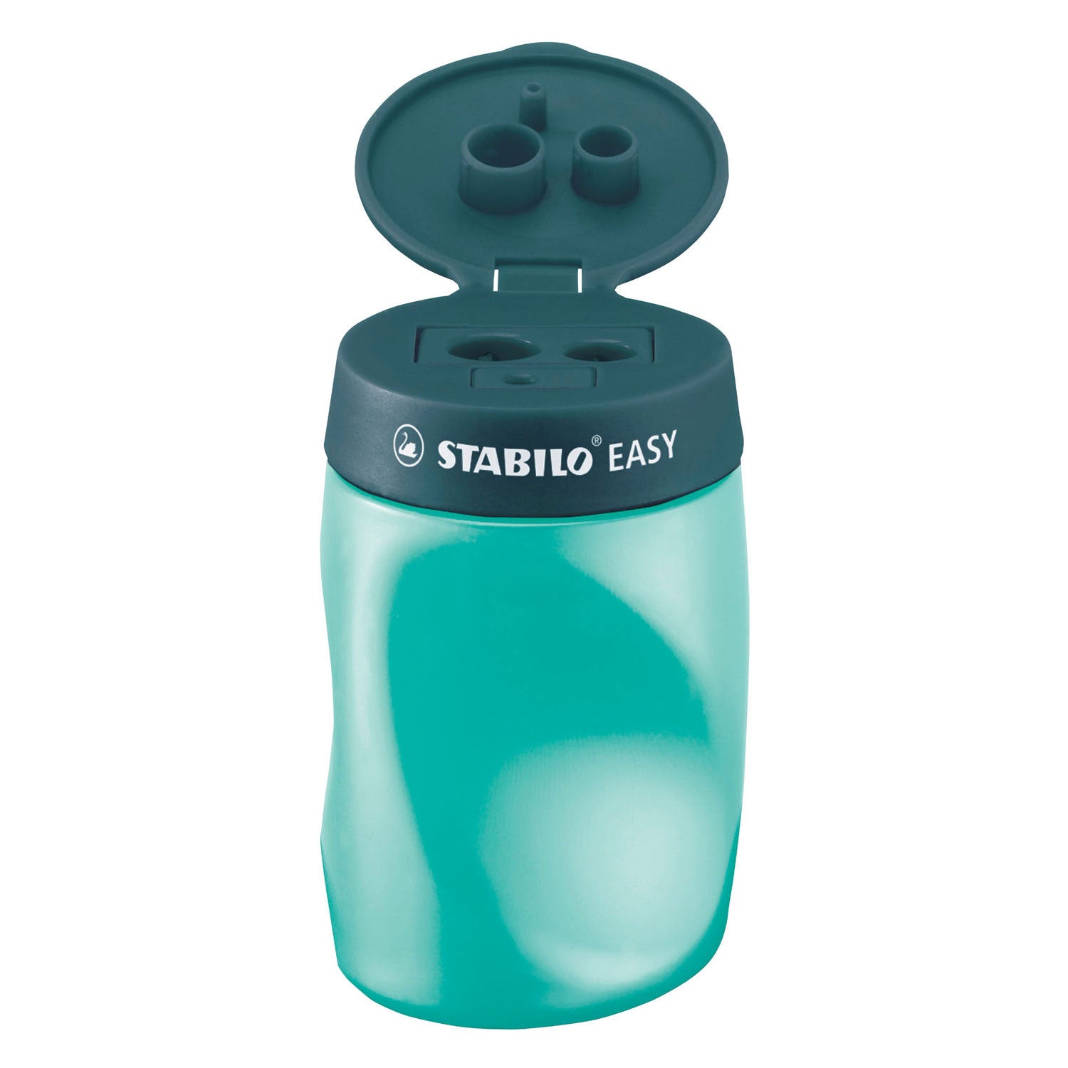 Stabilo EasySharpener 3 in 1 Bleistift schärfer links Benzin