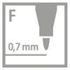 Stabilo ohpen universeller nicht dauerhafter Marker Schwarz