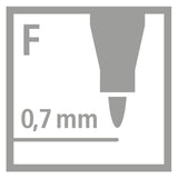 Stabilo ohpen universeller nicht dauerhafter Marker Schwarz - afbeelding 5