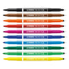 Stabilo Trio 2 in 1 Filz -Tip -Stift und Fineliner in einem Satz von 10 Teilen