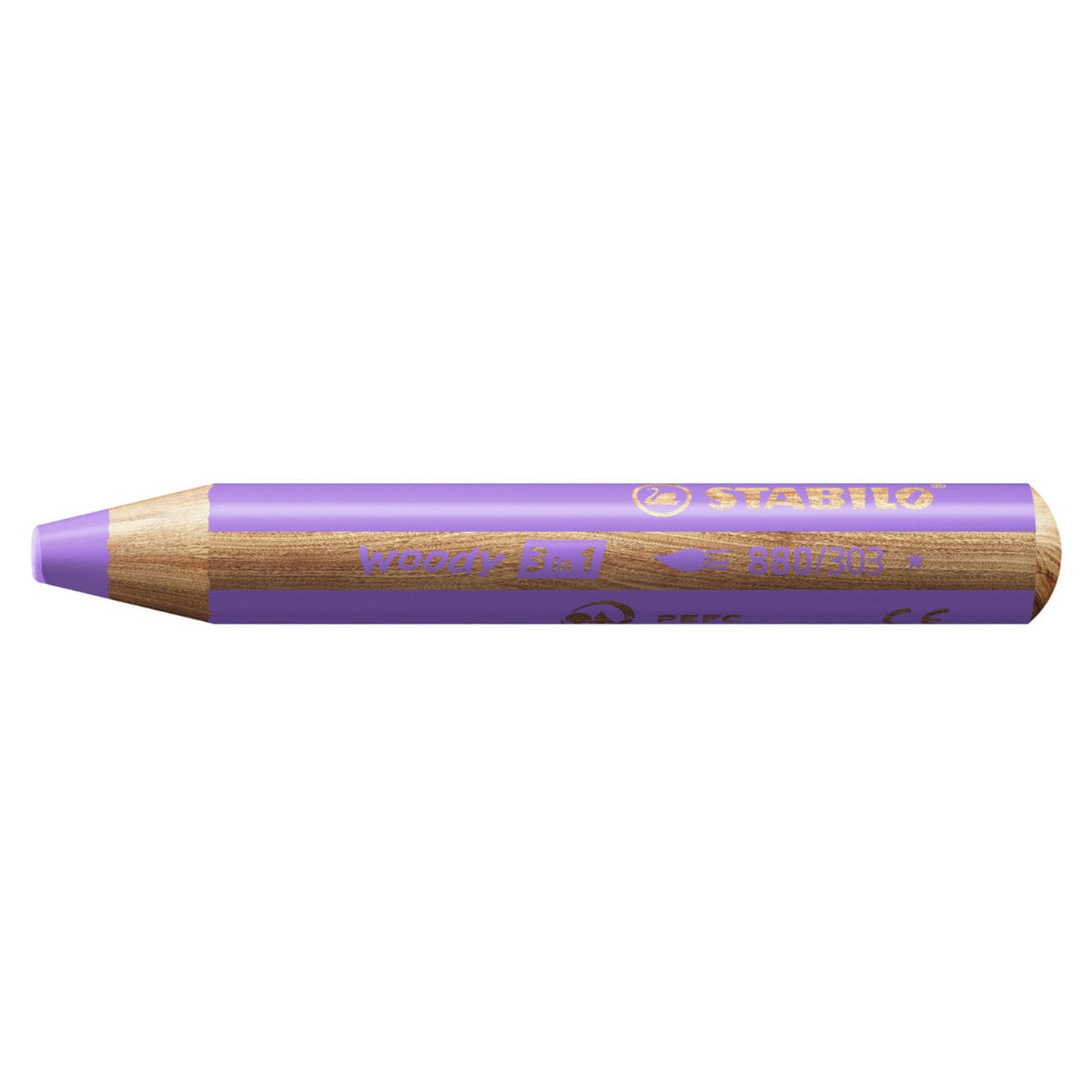 Stabilo Woody 3 in 1 Multi -talent -Bleistift -Pastelllila