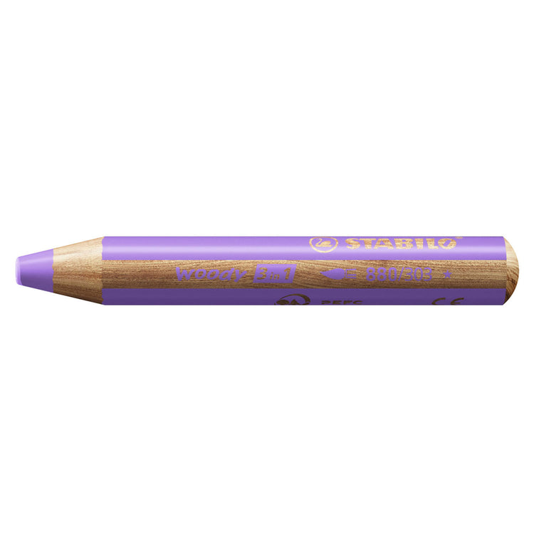 Stabilo Woody 3 in 1 Multi -talent -Bleistift -Pastelllila