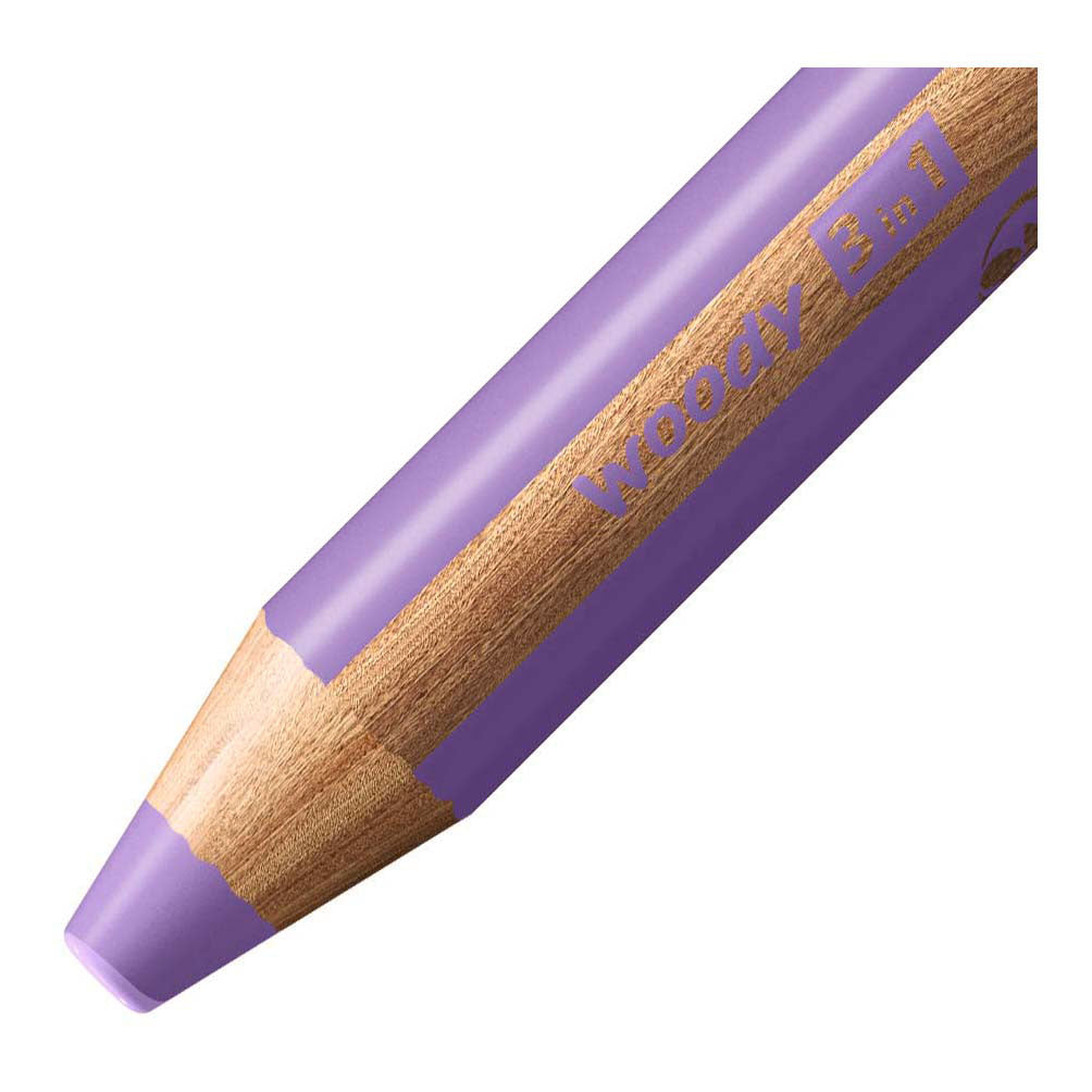 Stabilo Woody 3 in 1 Multi -talent -Bleistift -Pastelllila
