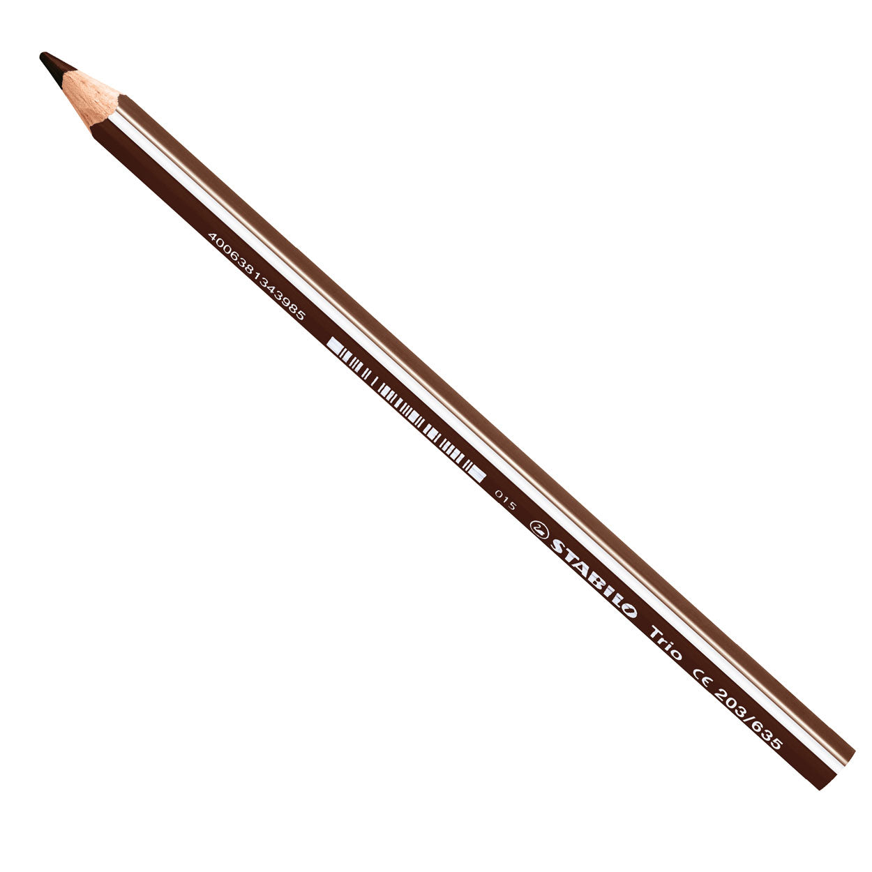 Stabilo -Trio dick - Dik Drei göttliche farbige Bleistift - dunkelbraun