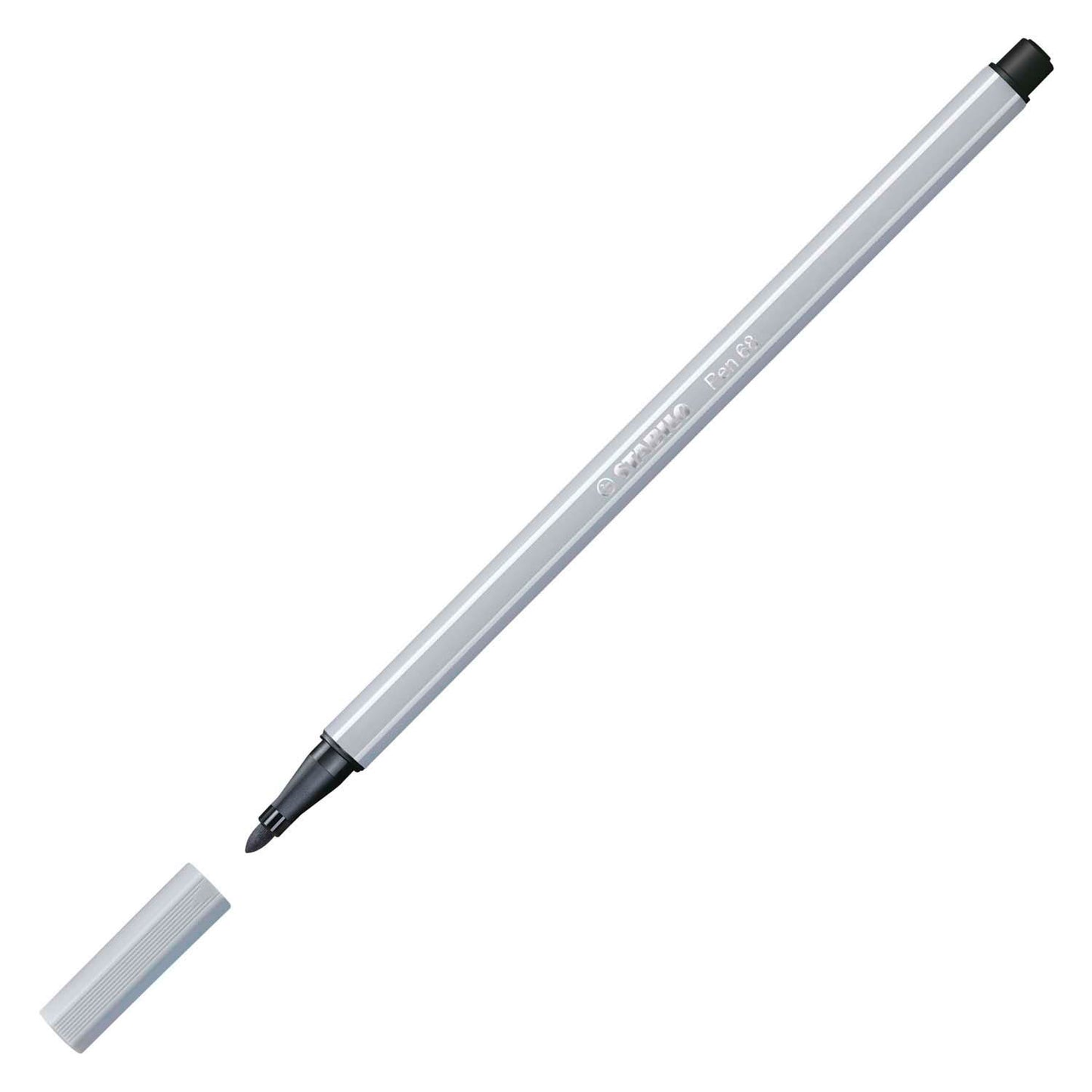 Stabilo Pen 68 Filz -Tip Stift hellkaltes Grau (68 94)