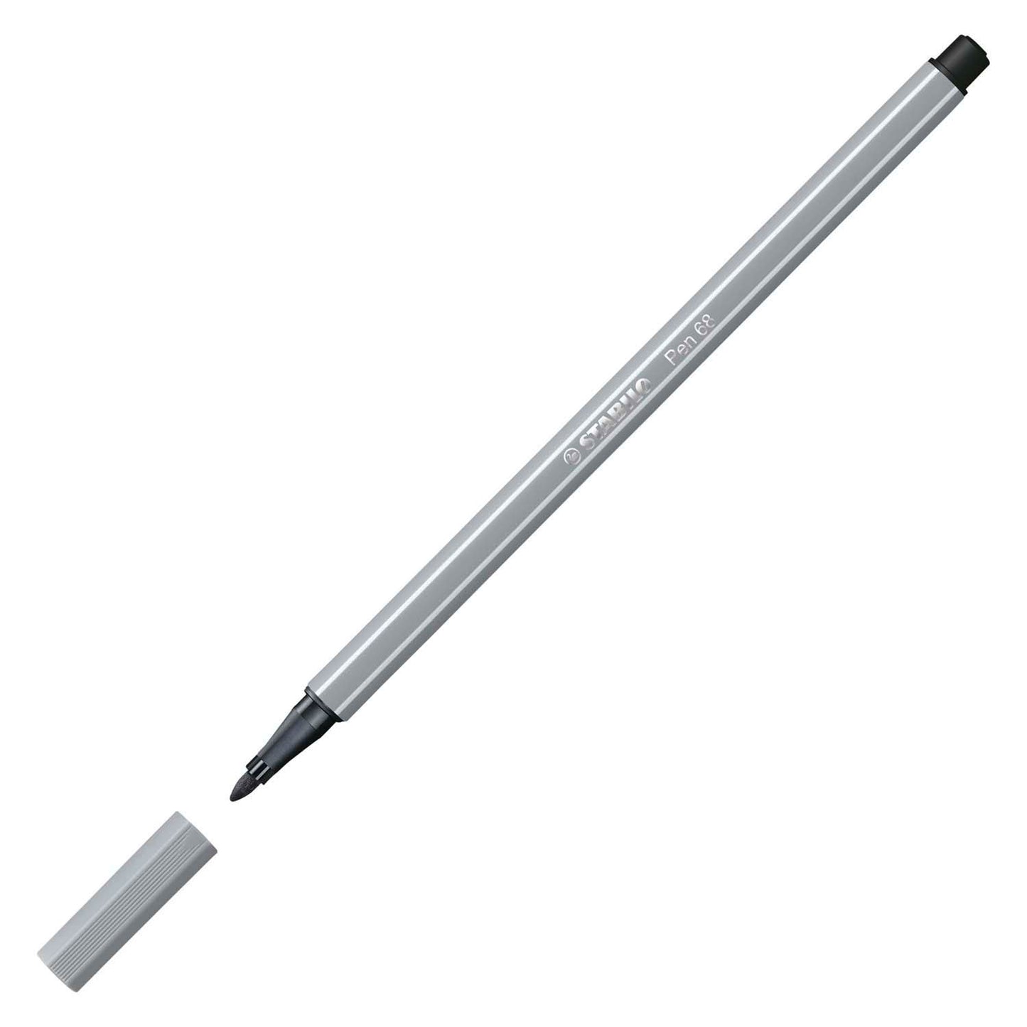 Stabilo Pen 68 Filz -Tip Stift mittelkaltes Grau (68 95)