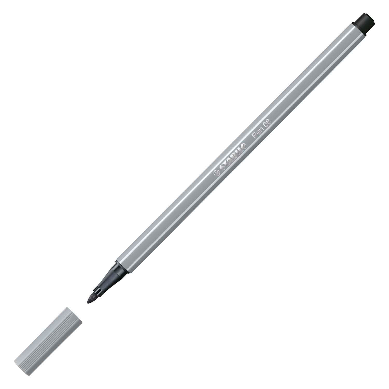 Stabilo Pen 68 Filz -Tip Stift mittelkaltes Grau (68 95)