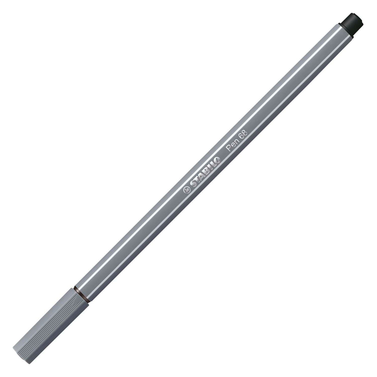 Stabilo Pen 68 Filz -Tip Pen dunkelgrau (68 96)