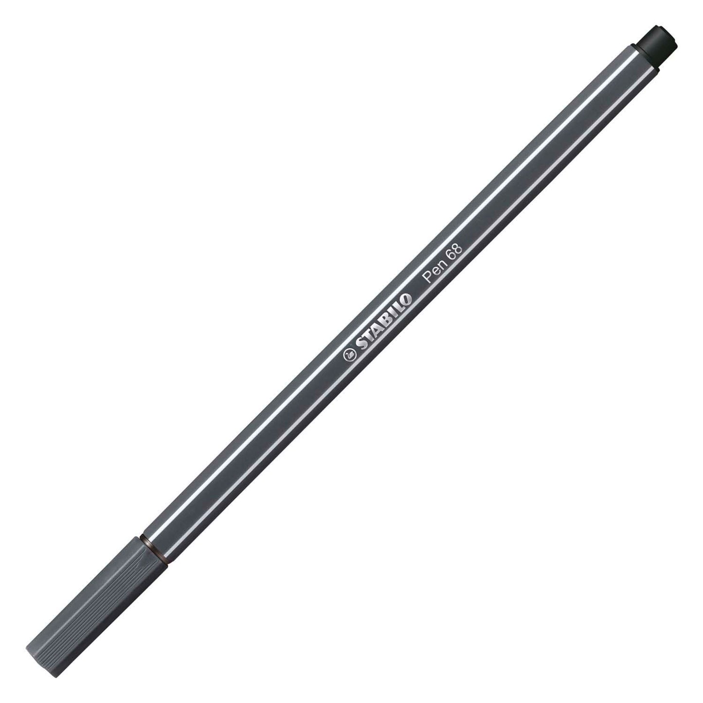 Stabilo Pen 68 Filz -Tip Stift tief kaltes Grau (68 97)