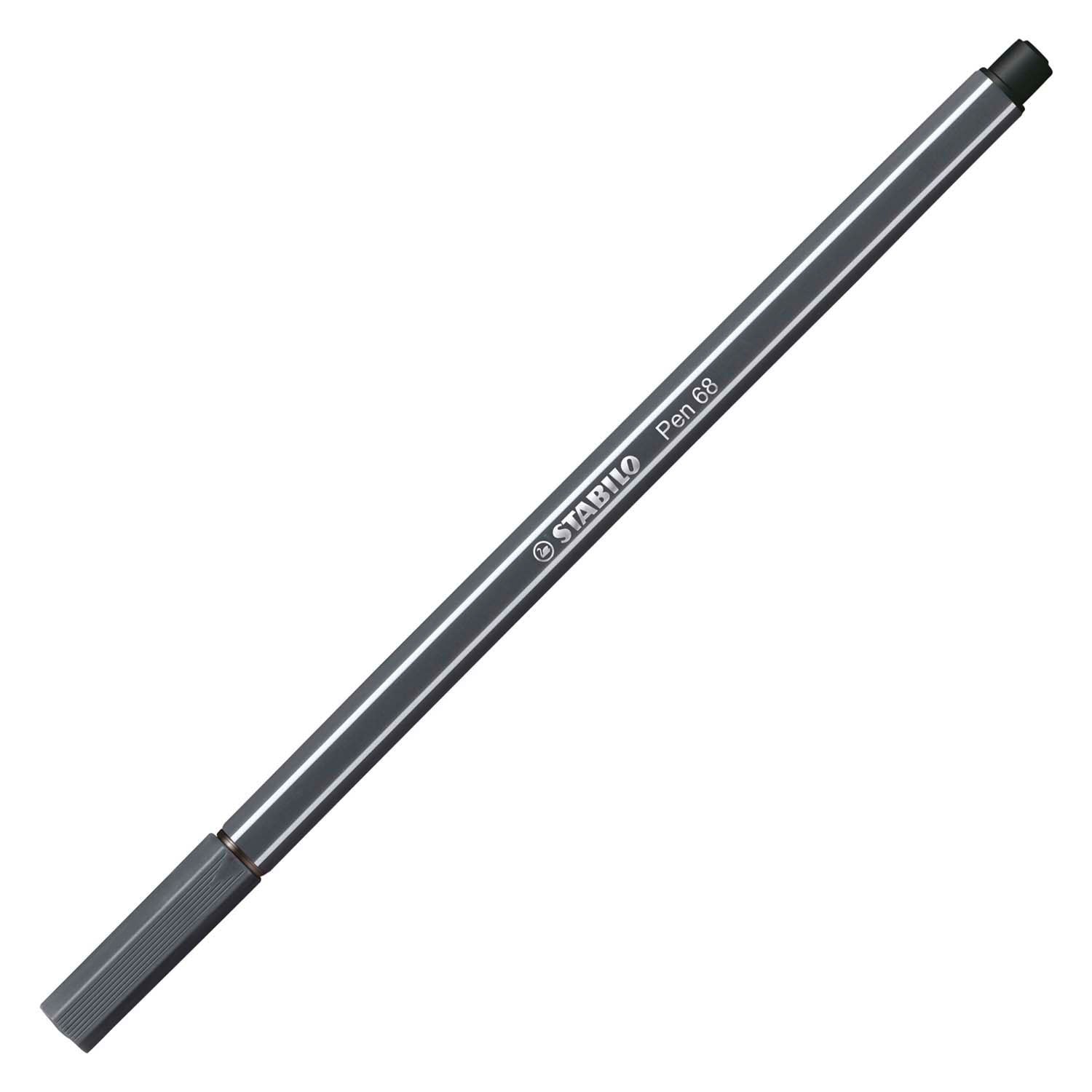 Stabilo Pen 68 Filz -Tip Stift tief kaltes Grau (68 97)
