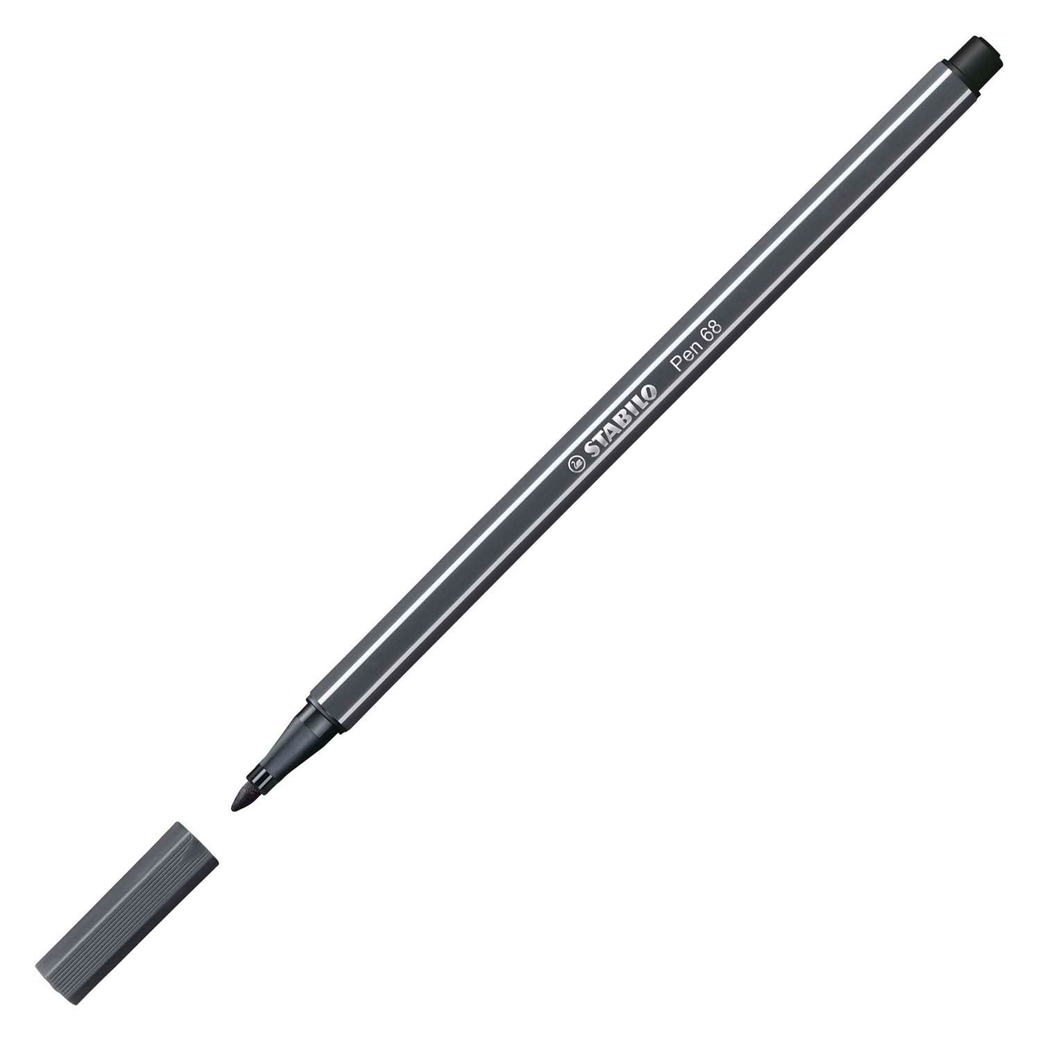 Stabilo Pen 68 Filz -Tip Stift tief kaltes Grau (68 97)