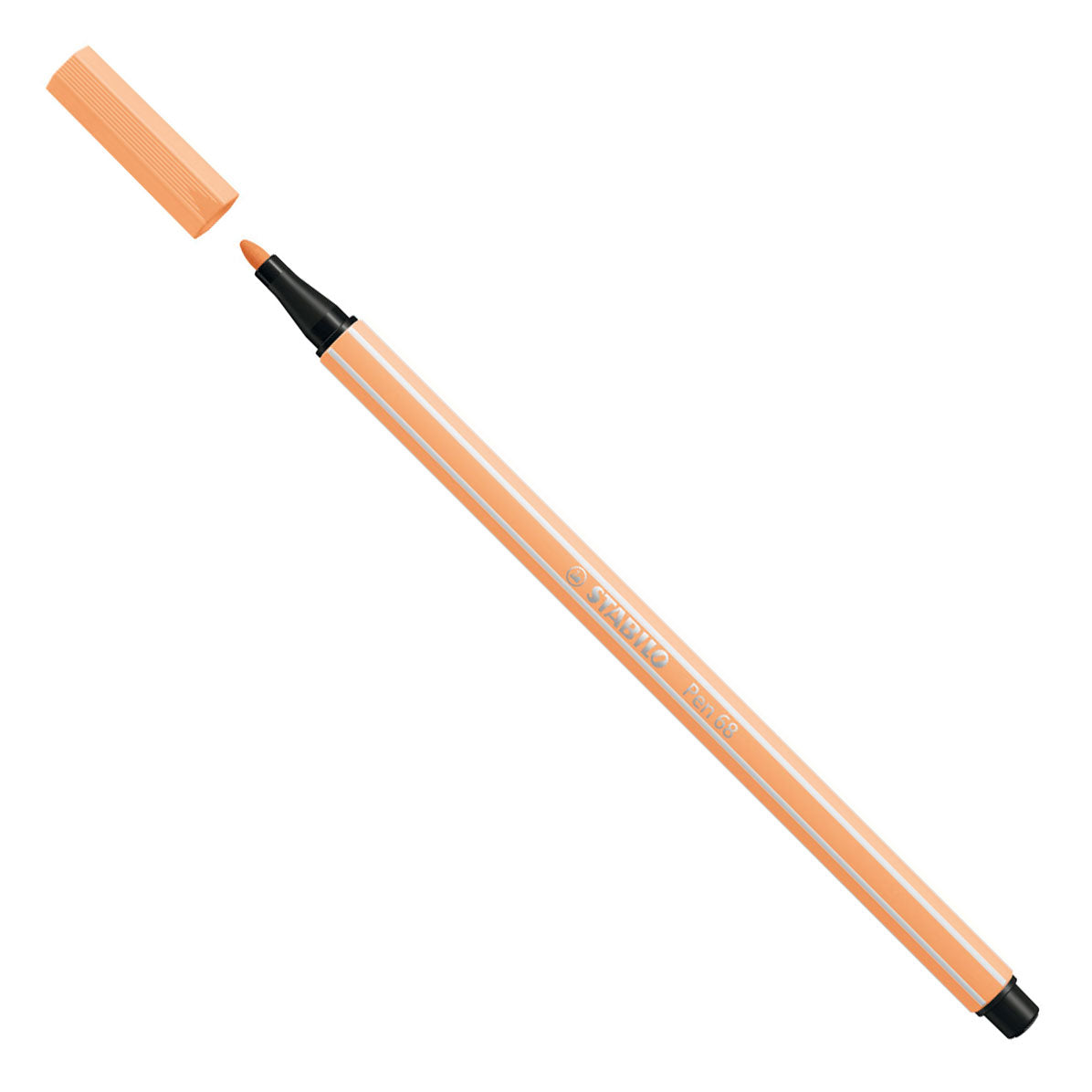 Stabilo Pen 68 Filz -Tip Stift leichte Orange (68 25)