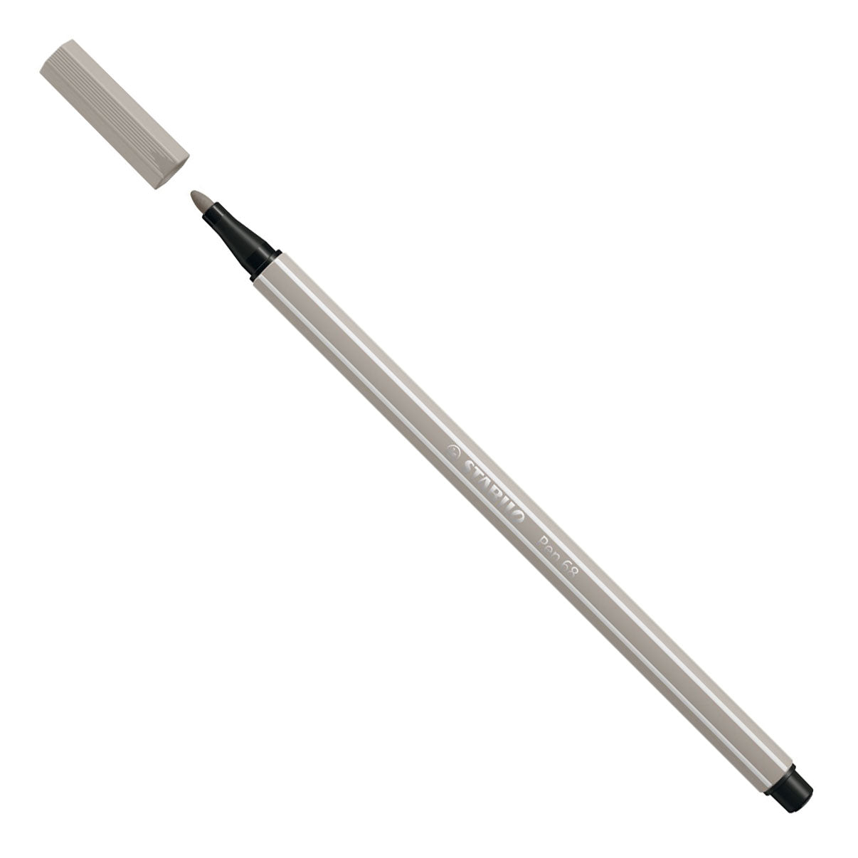 Stabilo Pen 68 Filz -Tip Stift warmes Grau (68 93)