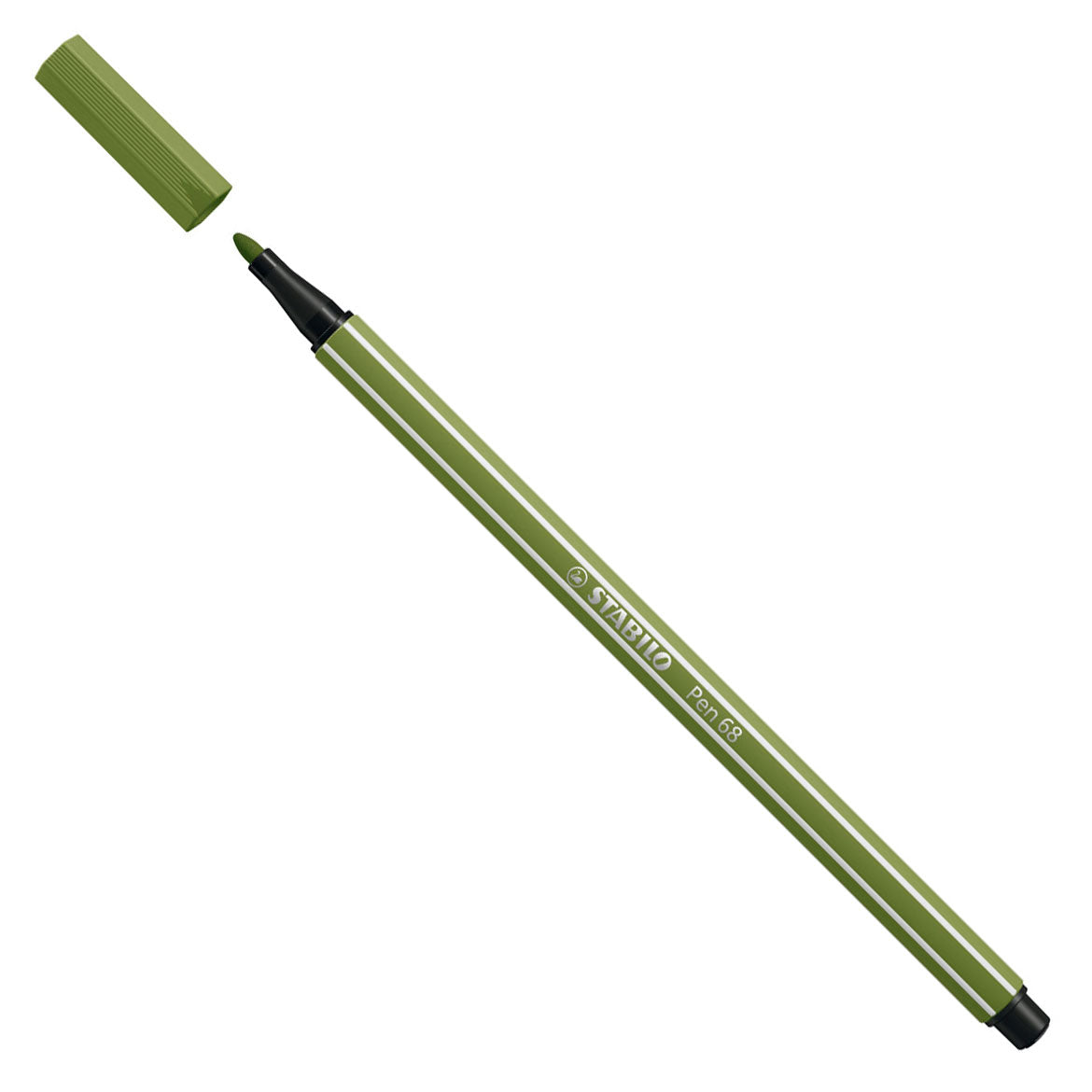 Stabilo Pen 68 Filz -Tip Pen Mos Grün (68 35)