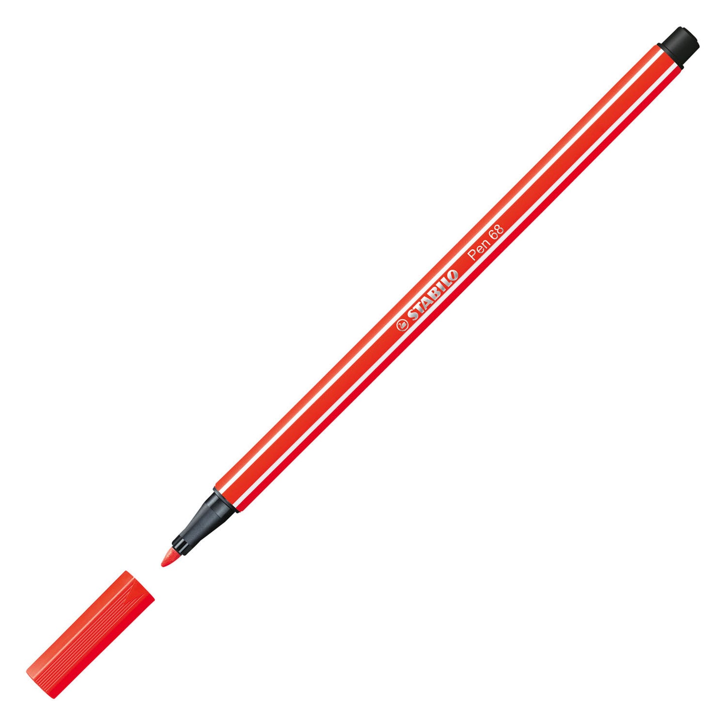 Stabilo Pen 68 Filz -Tip Stift hellrot (68 40)