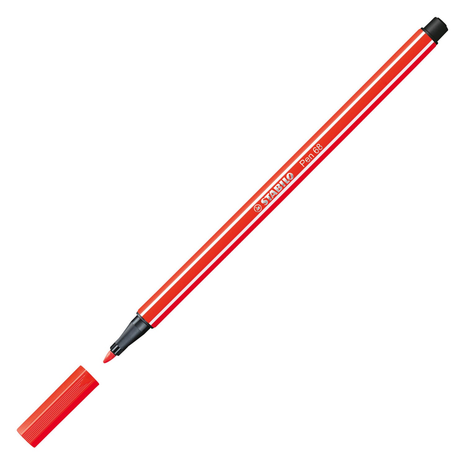 Stabilo Pen 68 Filz -Tip Stift hellrot (68 40)