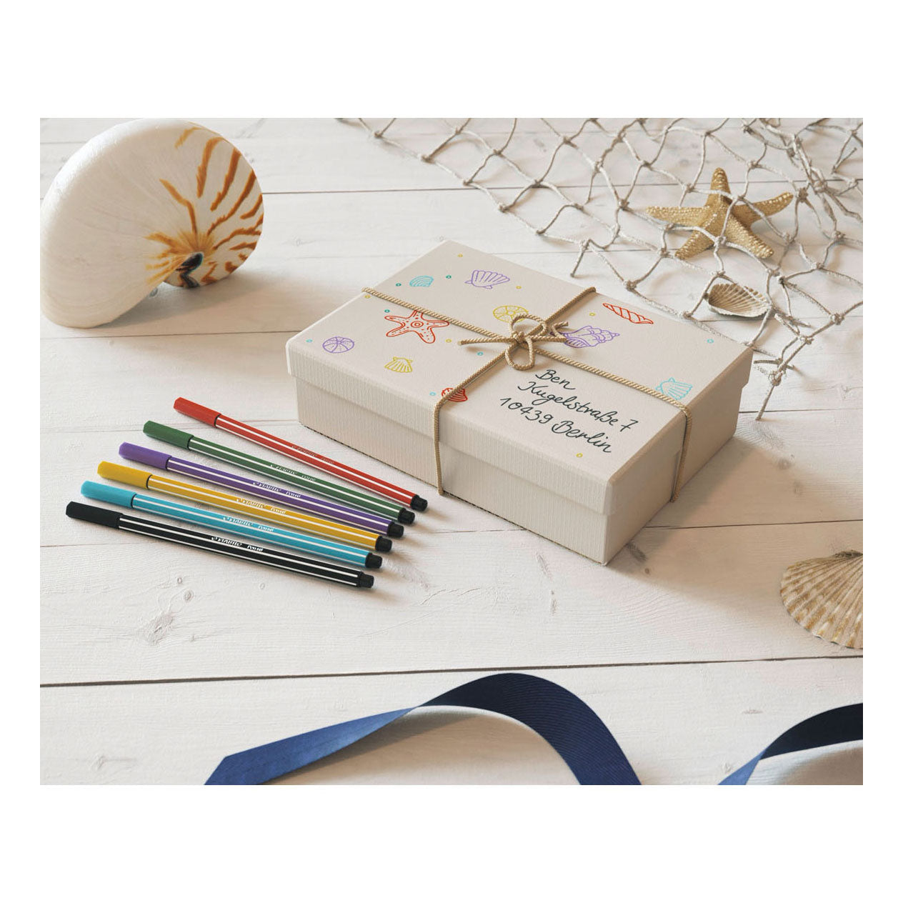 Stabilo Pen 68 Filz -Tip Stift hellrot (68 40)