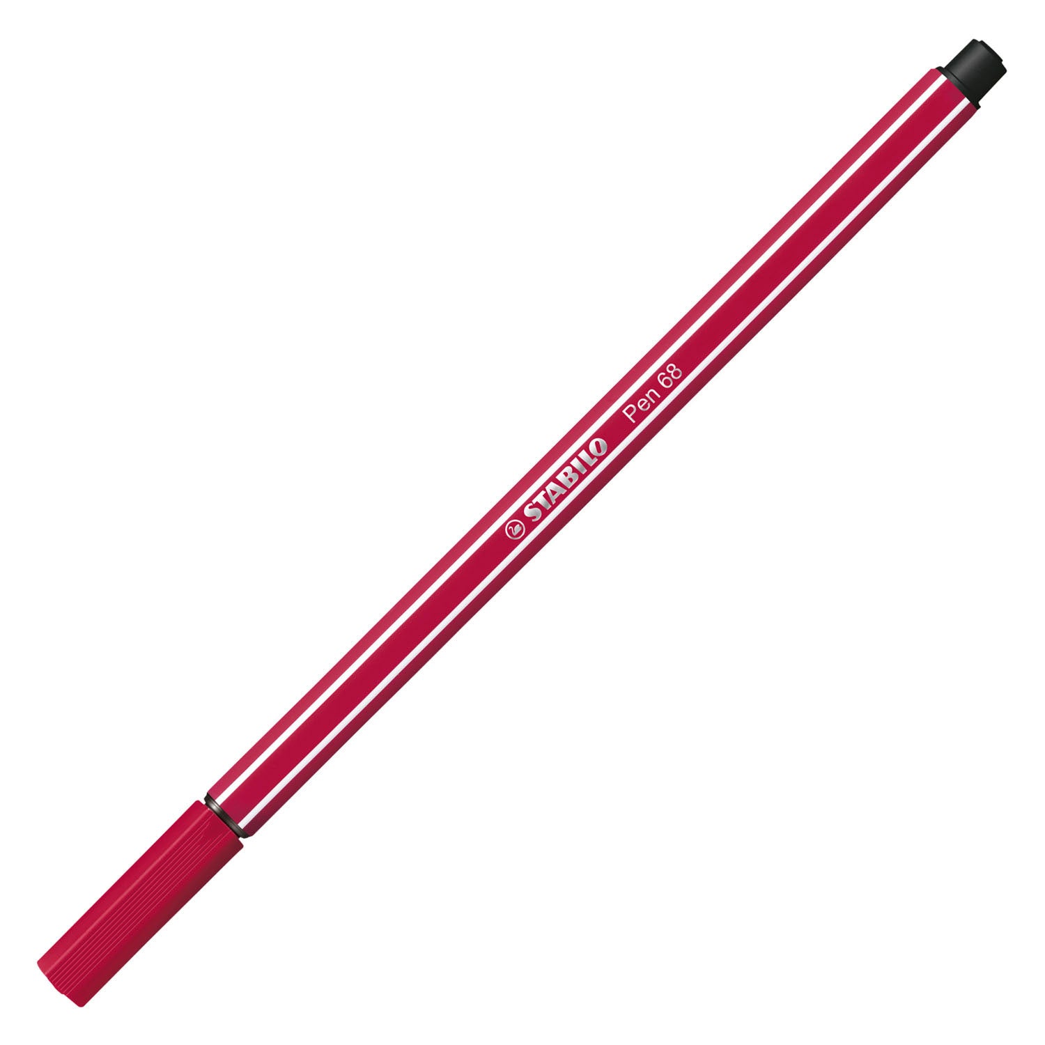 Stabilo Pen 68 Filz -Tip Pen Dunkelrot (68 50)