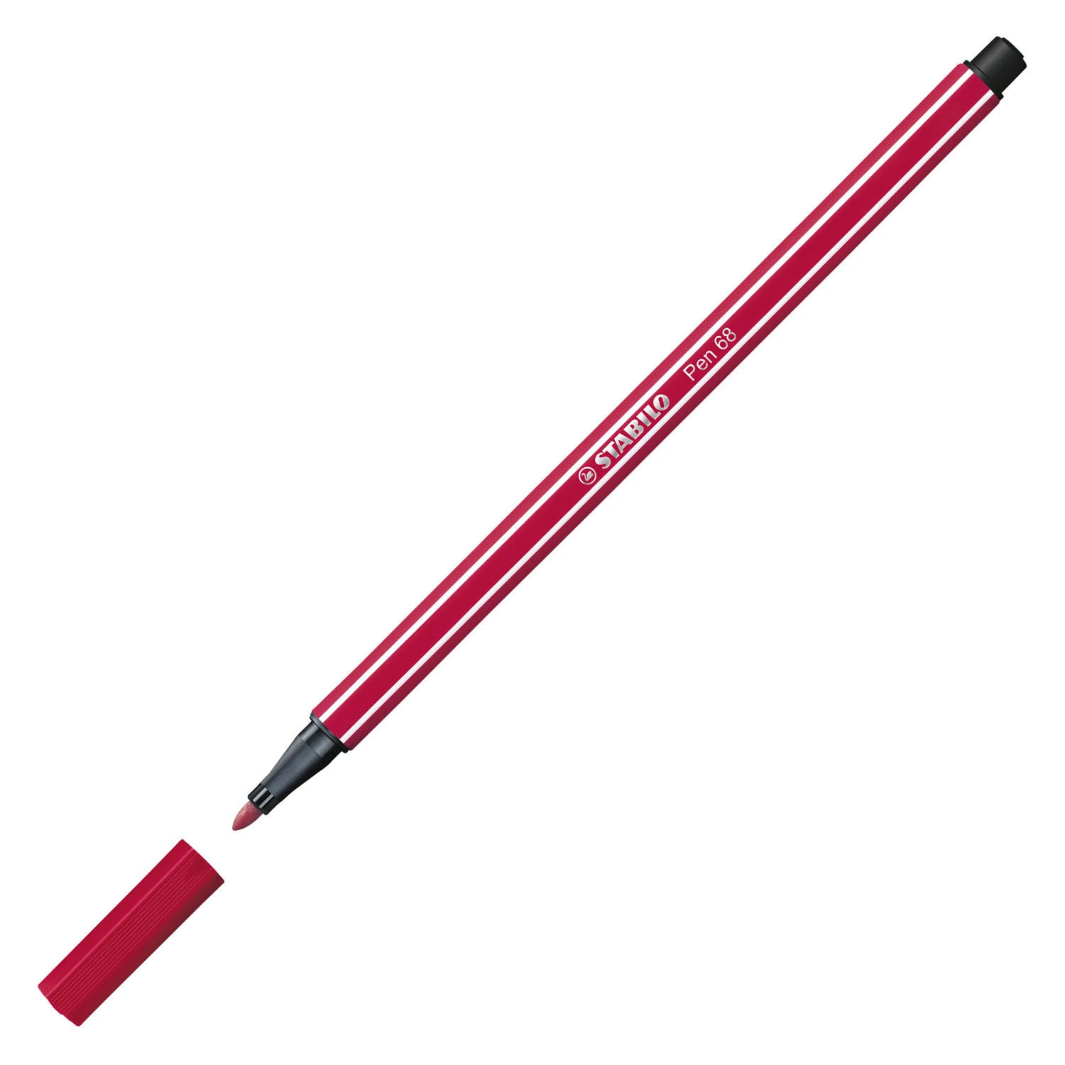 Stabilo Pen 68 Filz -Tip Pen Dunkelrot (68 50)