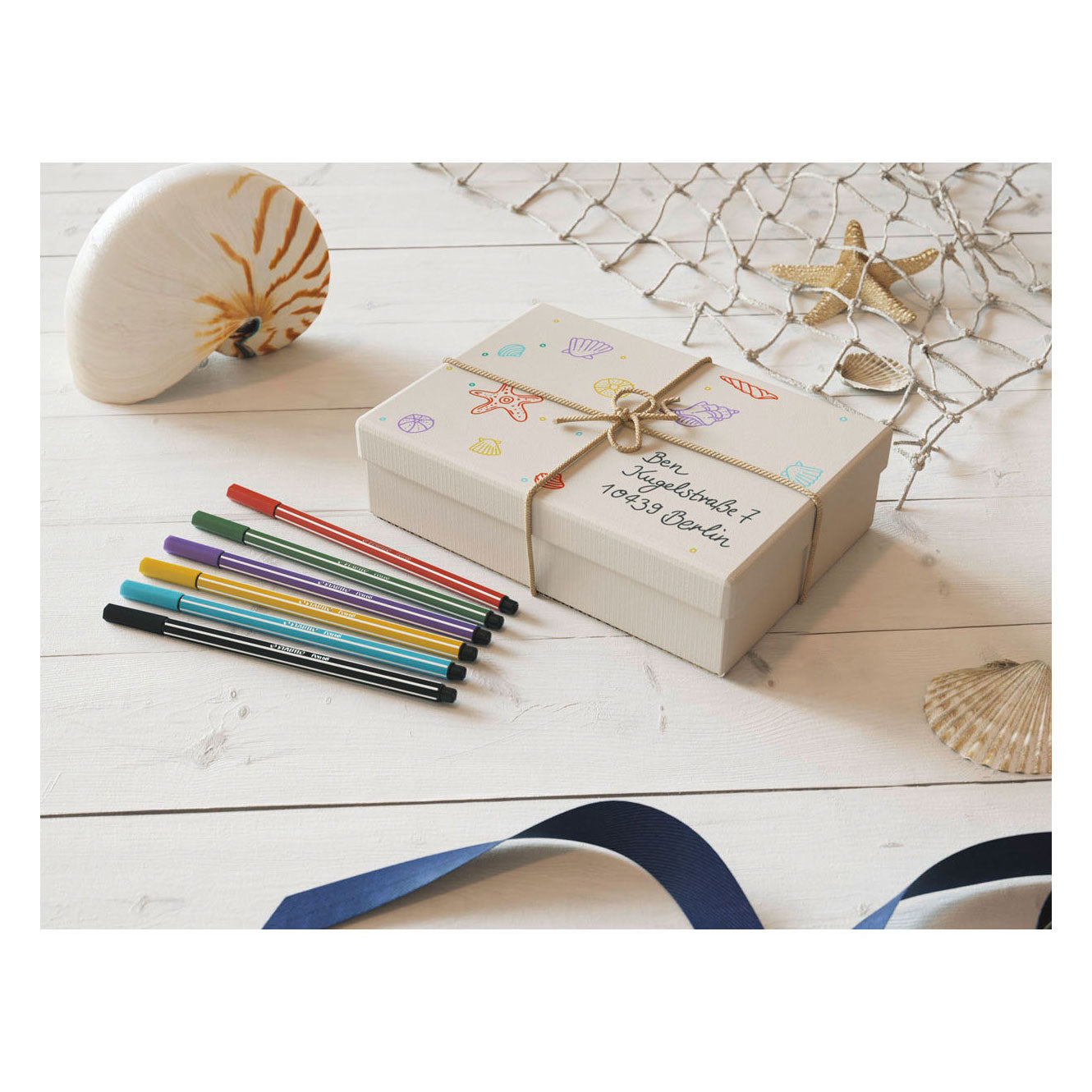 Stabilo Pen 68 Filz -Tip Pen Dunkelrot (68 50)